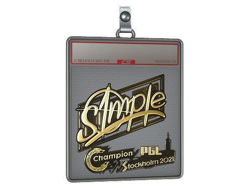 Sticker Slab | s1mple (Gold) | Stockholm 2021