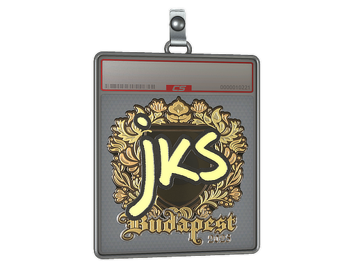 Sticker Slab | jks (Gold) | Budapest 2025