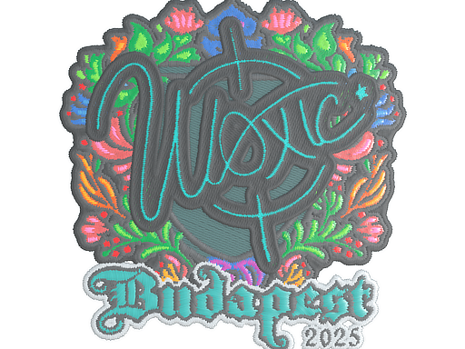 Sticker | woxic (Embroidered) | Budapest 2025