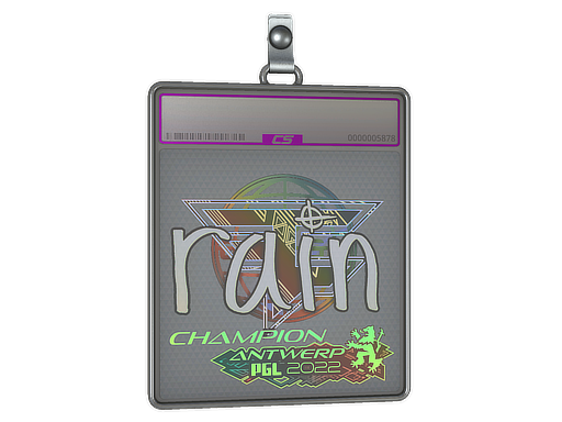 Sticker Slab | rain (Holo, Champion) | Antwerp 2022