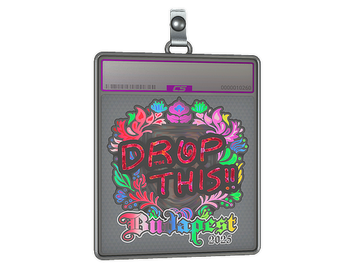 Sticker Slab | drop (Holo) | Budapest 2025