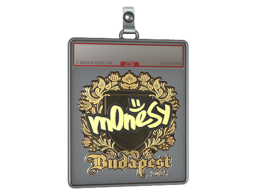 Sticker Slab | m0NESY (Gold) | Budapest 2025