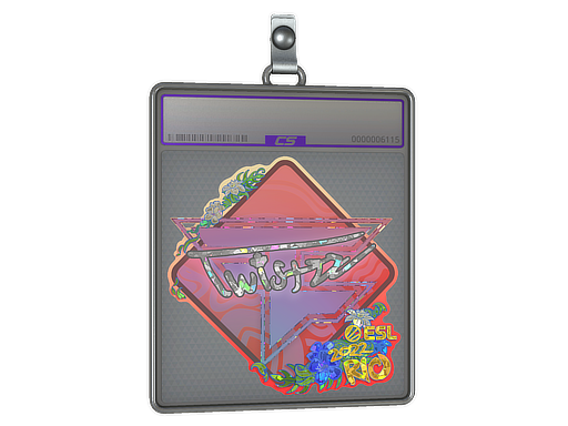 Sticker Slab | Twistzz (Glitter) | Rio 2022