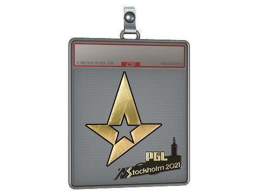 Sticker Slab | Astralis (Gold) | Stockholm 2021