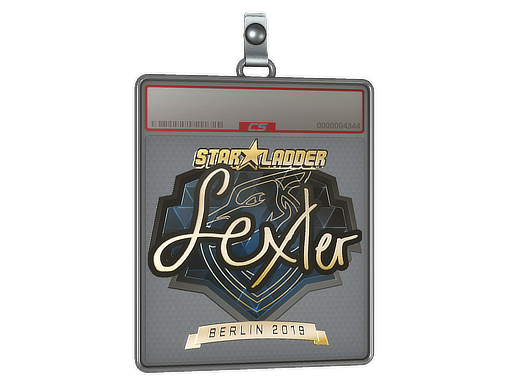 Sticker Slab | dexter (Gold) | Berlin 2019