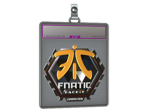 Sticker Slab | Fnatic (Foil) | London 2018