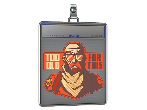 Sticker Slab | Too Old for This