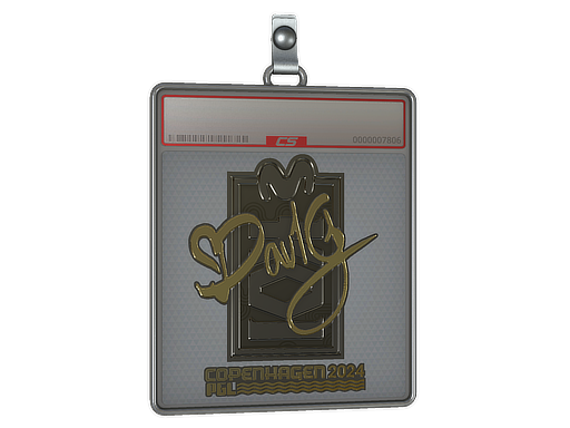 Sticker Slab | dav1g (Gold) | Copenhagen 2024