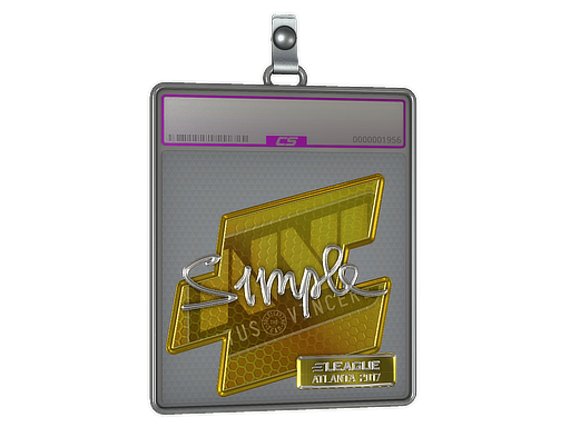 Sticker Slab | s1mple (Foil) | Atlanta 2017