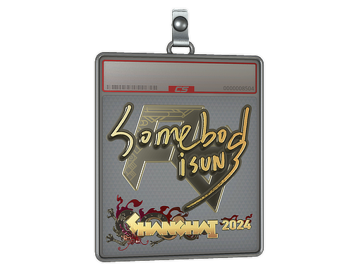 Sticker Slab | somebody (Gold) | Shanghai 2024