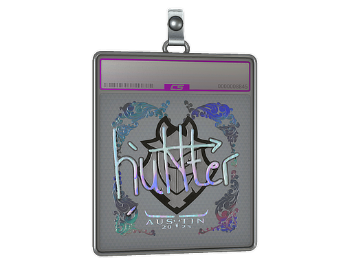 Sticker Slab | huNter- (Holo) | Austin 2025