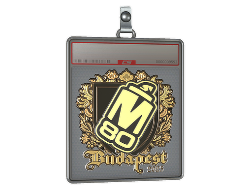 Sticker Slab | M80 (Gold) | Budapest 2025
