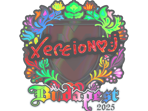 Sticker | xertioN (Holo) | Budapest 2025
