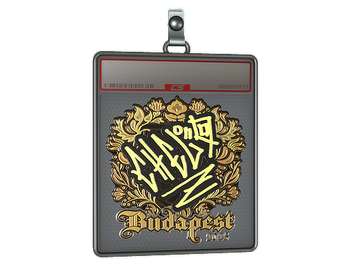 Sticker Slab | chelo (Gold) | Budapest 2025