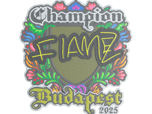 Sticker | FlameZ (Embroidered, Champion) | Budapest 2025