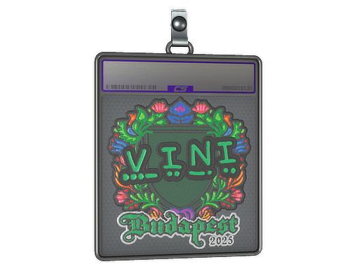Sticker Slab | VINI (Embroidered) | Budapest 2025