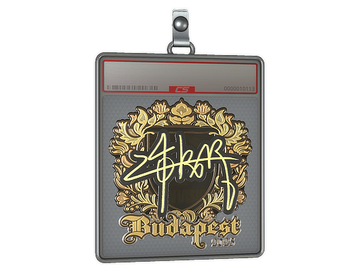 Sticker Slab | z4KR (Gold) | Budapest 2025