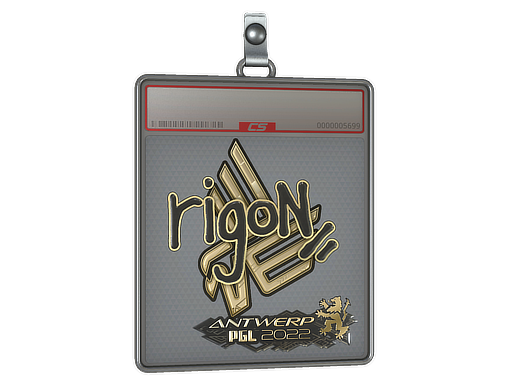 Sticker Slab | rigoN (Gold) | Antwerp 2022