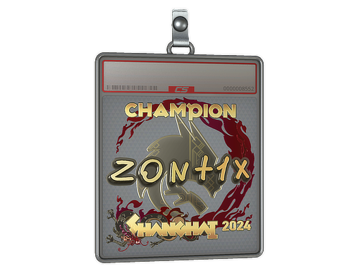 Sticker Slab | zont1x (Gold, Champion) | Shanghai 2024
