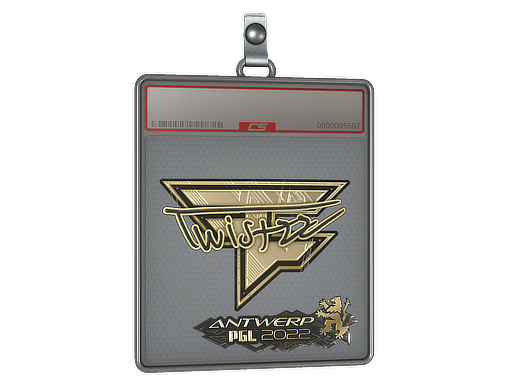 Sticker Slab | Twistzz (Gold) | Antwerp 2022