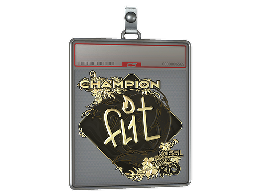 Sticker Slab | FL1T (Gold, Champion) | Rio 2022