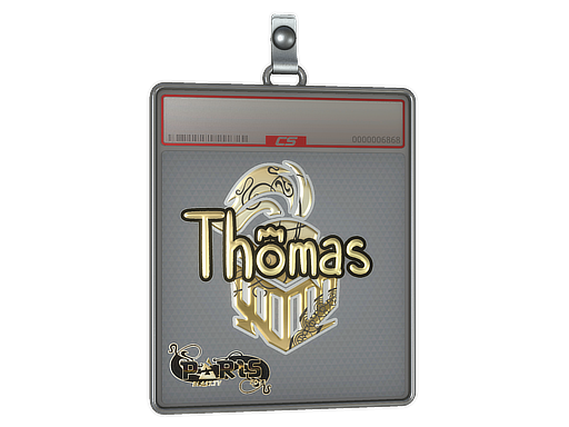 Sticker Slab | Thomas (Gold) | Paris 2023