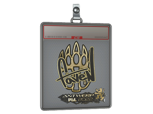 Sticker Slab | faveN (Gold) | Antwerp 2022