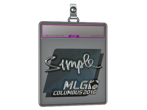 Sticker Slab | s1mple (Foil) | MLG Columbus 2016