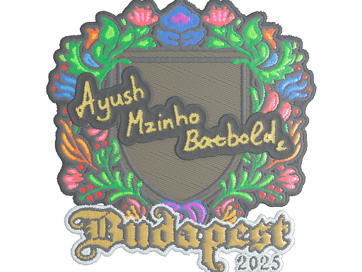 Sticker | mzinho (Embroidered) | Budapest 2025