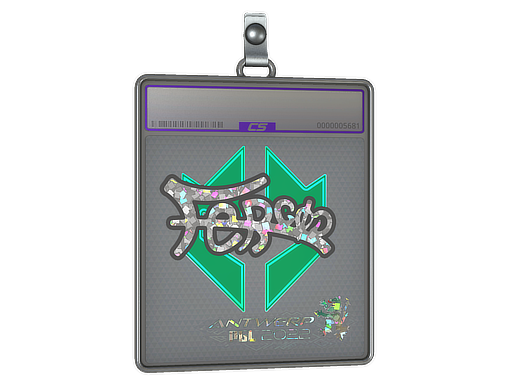 Sticker Slab | fer (Glitter) | Antwerp 2022