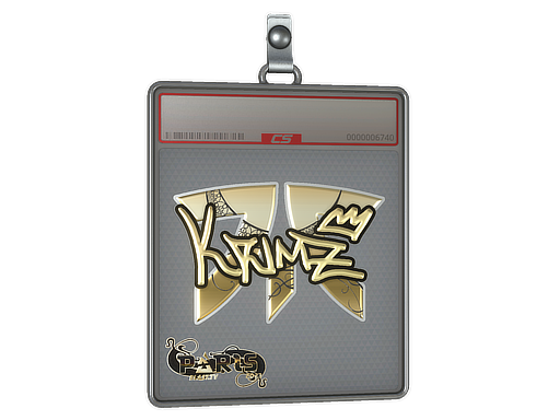 Sticker Slab | KRIMZ (Gold) | Paris 2023