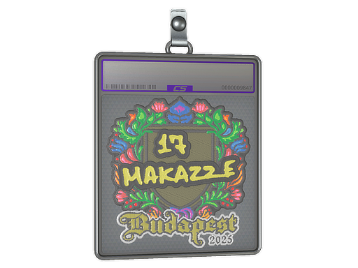Sticker Slab | makazze (Embroidered) | Budapest 2025