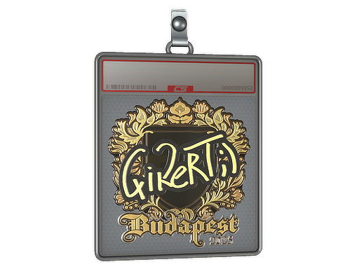 Sticker Slab | qikert (Gold) | Budapest 2025