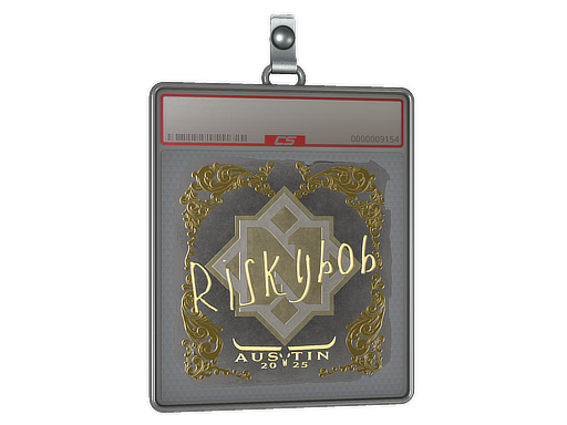 Sticker Slab | riskyb0b (Gold) | Austin 2025