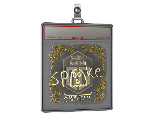 Sticker Slab | spooke (Gold) | Austin 2025