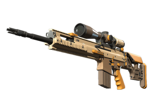 Souvenir SCAR-20 | Short Ochre (Factory New)