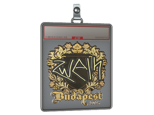 Sticker Slab | zweih (Gold) | Budapest 2025