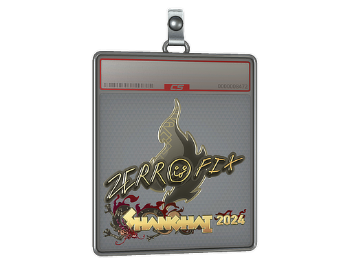 Sticker Slab | zeRRoFIX (Gold) | Shanghai 2024