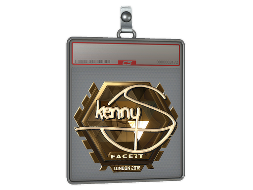 Sticker Slab | kennyS (Gold) | London 2018