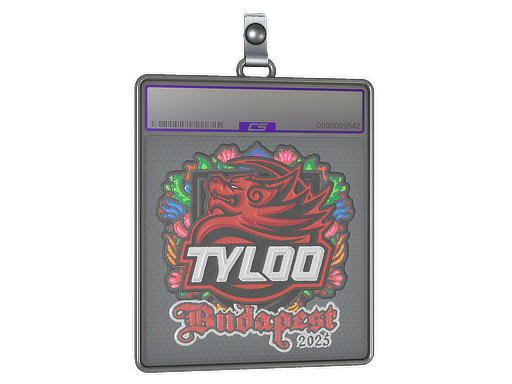 Sticker Slab | TYLOO (Embroidered) | Budapest 2025