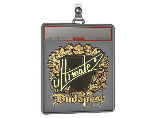 Sticker Slab | ultimate (Gold) | Budapest 2025