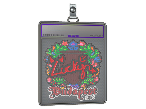 Sticker Slab | Lucky (Embroidered) | Budapest 2025