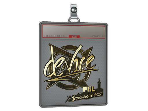 Sticker Slab | device (Gold) | Stockholm 2021