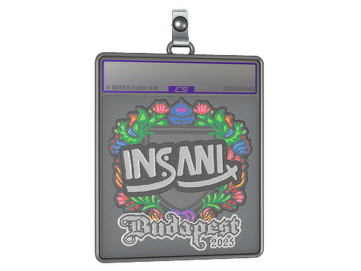 Sticker Slab | insani (Embroidered) | Budapest 2025
