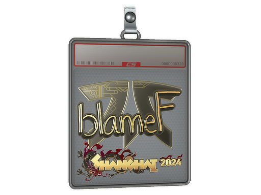 Sticker Slab | blameF (Gold) | Shanghai 2024