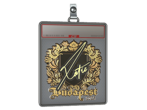 Sticker Slab | XotiC (Gold) | Budapest 2025