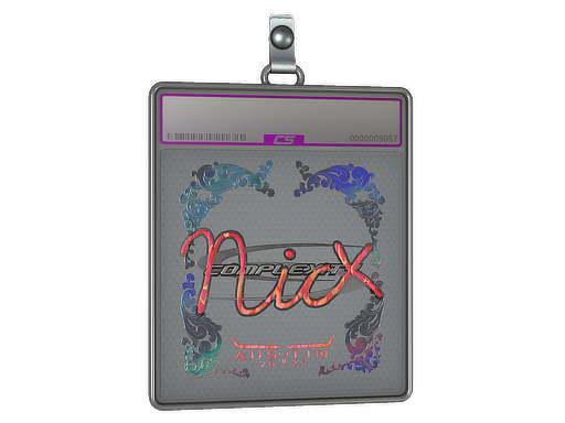 Sticker Slab | nicx (Holo) | Austin 2025